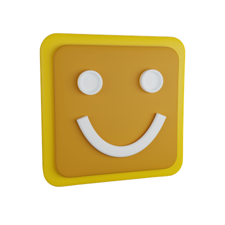 Happy sentiment  3D Icon