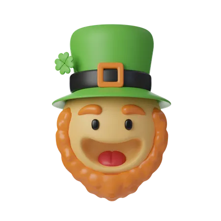 Emoji Saint Patrick S Day Holiday Festival 3 D Icon Set Illustration 3D Icon