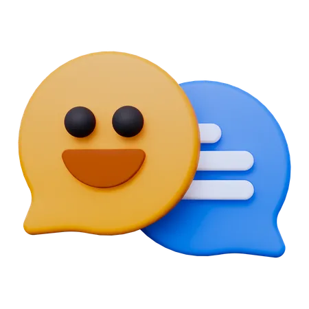 Happy Talk  3D Icon