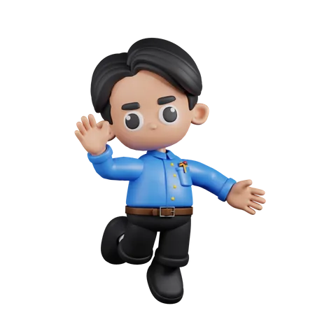 Happy Teacher  3D Illustration