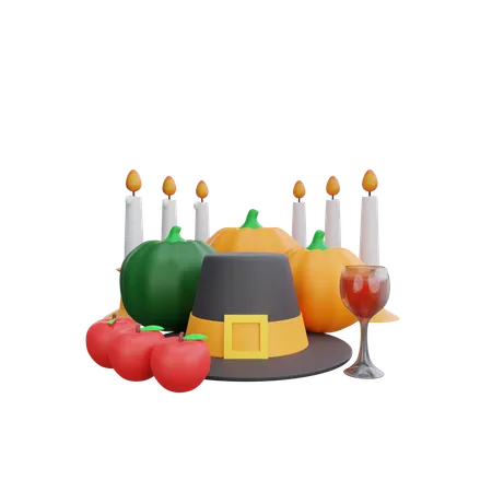 Happy Thanksgiving  3D Icon