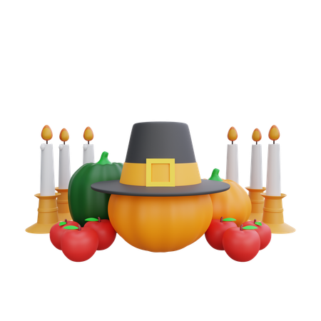 Happy Thanksgiving  3D Icon