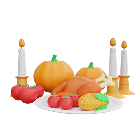 Happy Thanksgiving  3D Icon