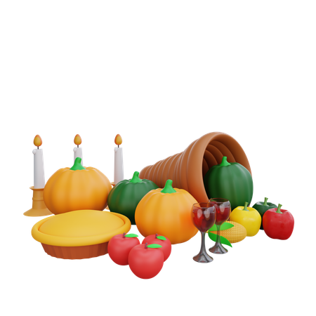 Happy Thanksgiving  3D Icon