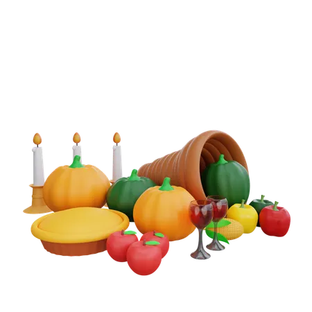 Happy Thanksgiving  3D Icon