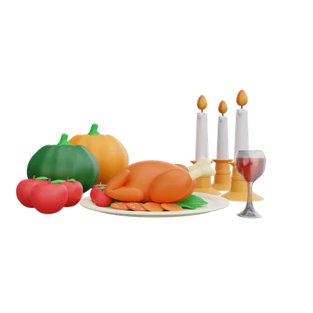 Happy Thanksgiving  3D Icon