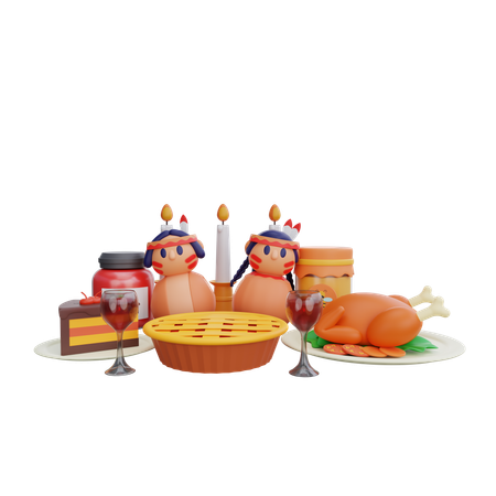 Happy Thanksgiving  3D Icon