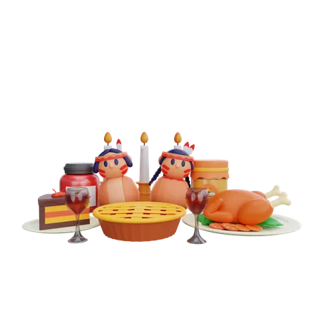 Happy Thanksgiving  3D Icon