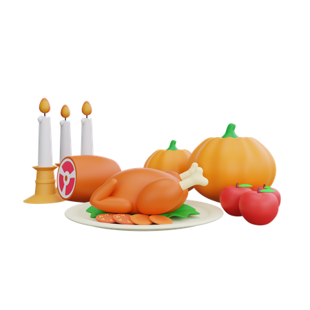 Happy Thanksgiving  3D Icon