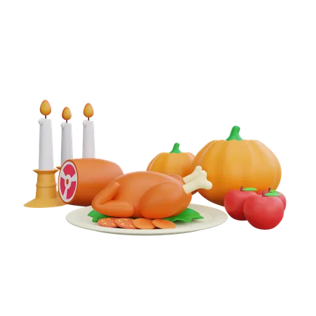 Happy Thanksgiving  3D Icon