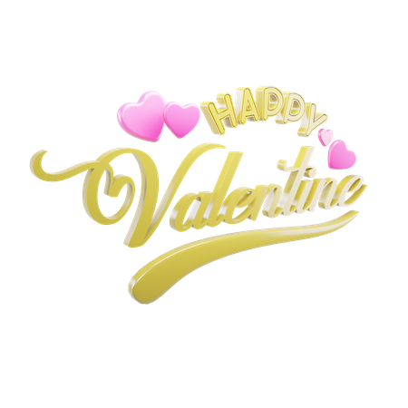 Happy Valentine  3D Icon