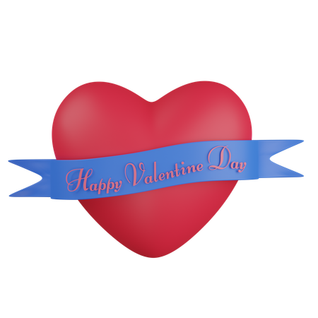 Happy Valentine Day  3D Icon