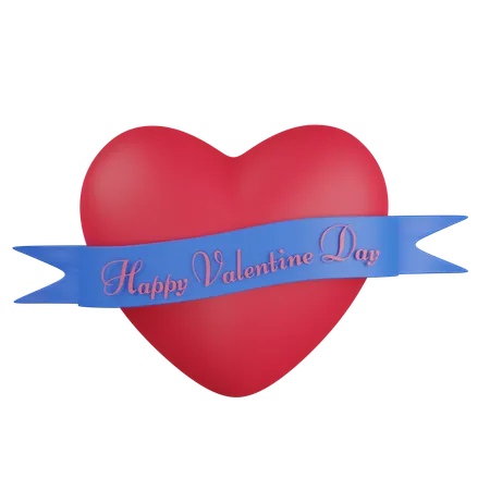 Happy Valentine Day  3D Icon