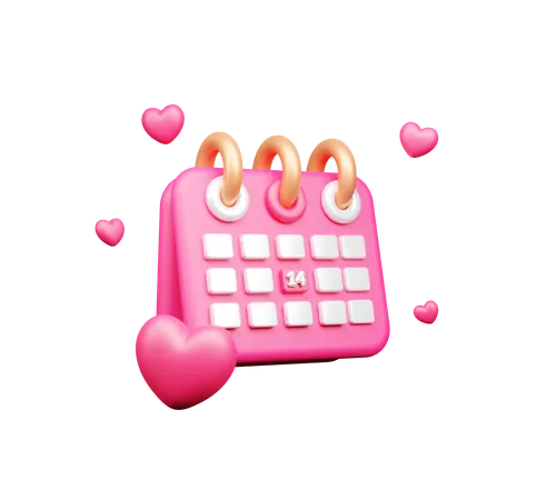 Happy Valentines Day  3D Icon