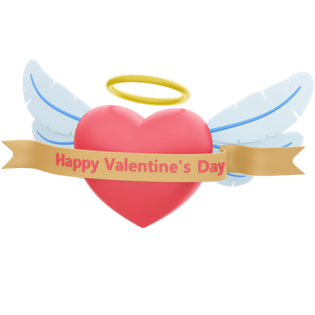 Happy Valentines Day  3D Illustration