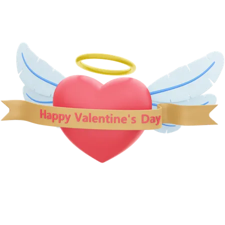 Happy Valentines Day  3D Illustration