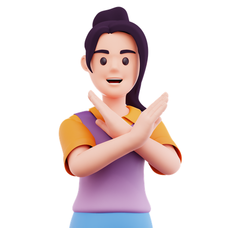 Happy Woman  3D Icon