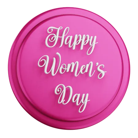 Happy Womens Day  3D Icon