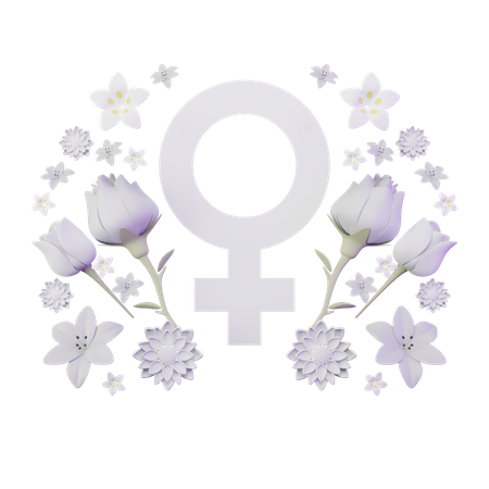 Happy women's day  3D Icon