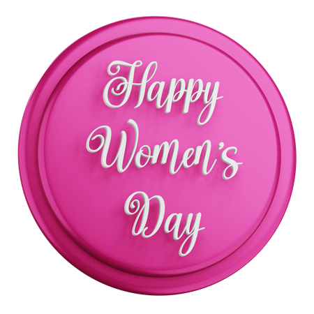 Happy Womens Day  3D Icon
