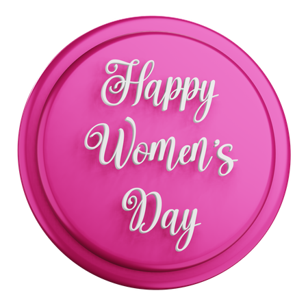 Happy Womens Day  3D Icon