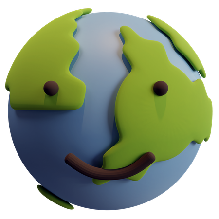 Happy World  3D Icon