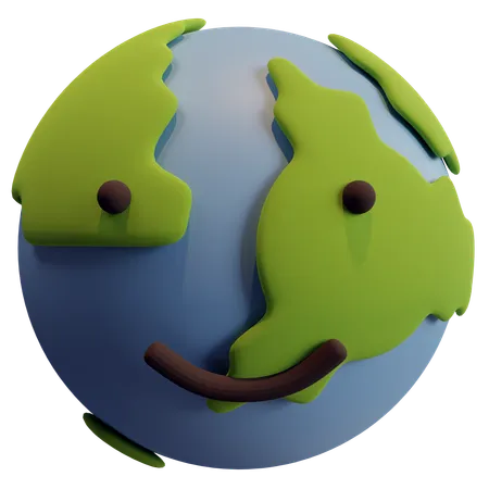 Happy World  3D Icon