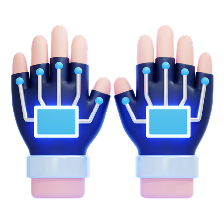 触覚手袋  3D Icon