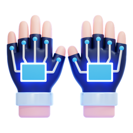 Haptic Gloves  3D Icon