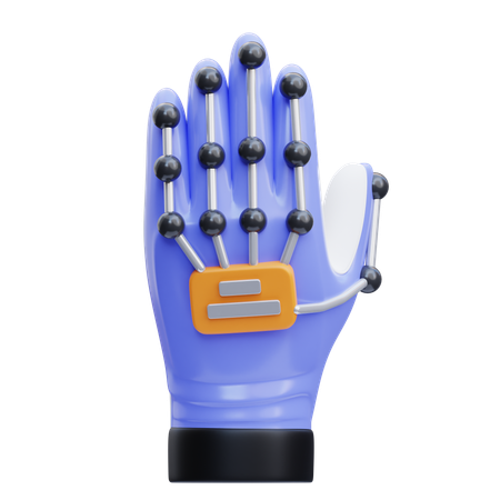 Haptischer Handschuh  3D Icon