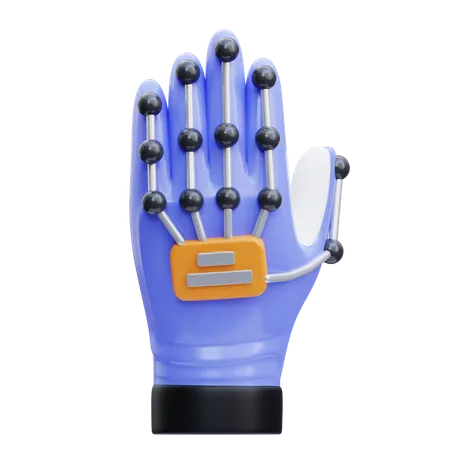 Haptischer Handschuh  3D Icon