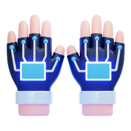 Haptische Handschuhe  3D Icon