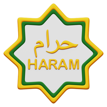 Haram  3D Icon