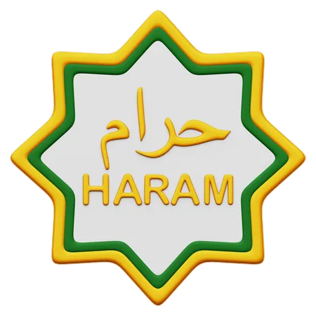 Haram  3D Icon
