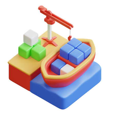 Harbor  3D Icon