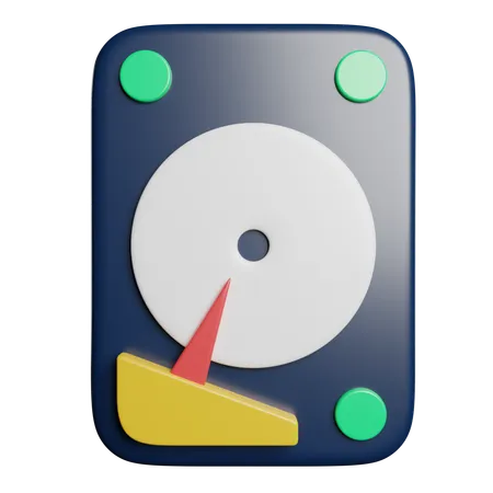 Hard Disk Drive 3D Icon