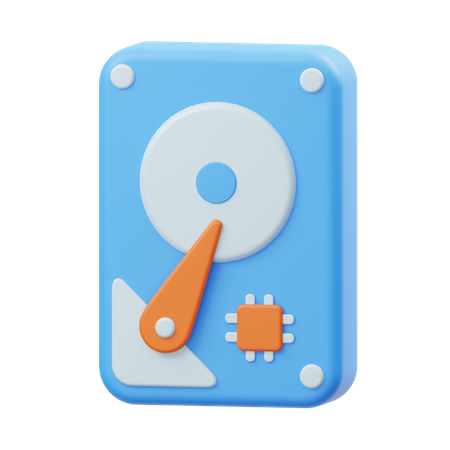 Hard Disk 3D Icon