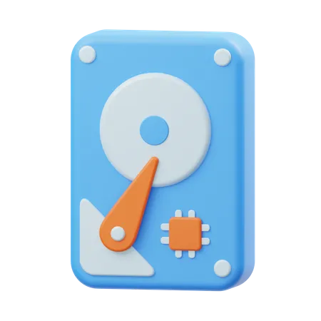 Hard Disk 3D Icon
