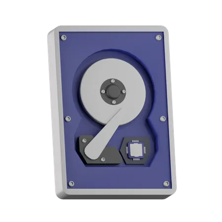 Hard Disk Drive  3D Icon