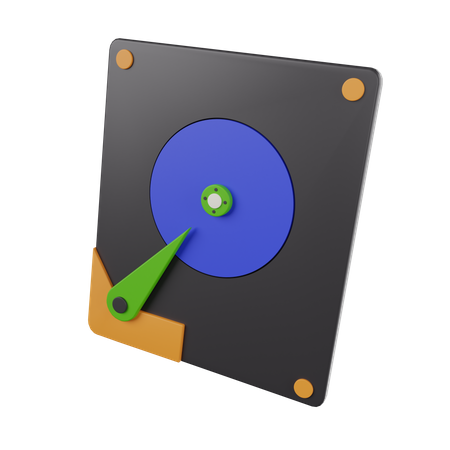 Hard Disk Drive  3D Icon