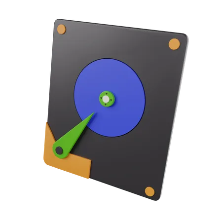 Hard Disk Drive  3D Icon