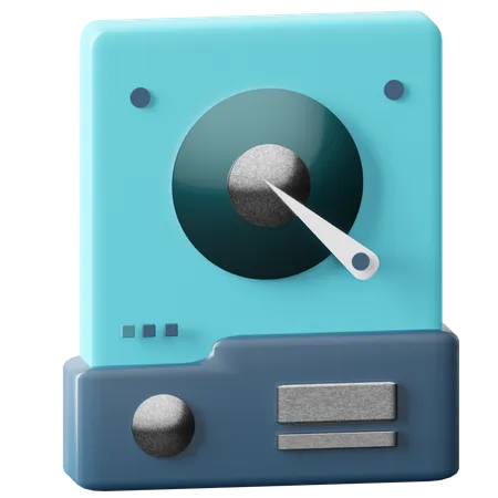 Hard Disk Drive 3D Icon