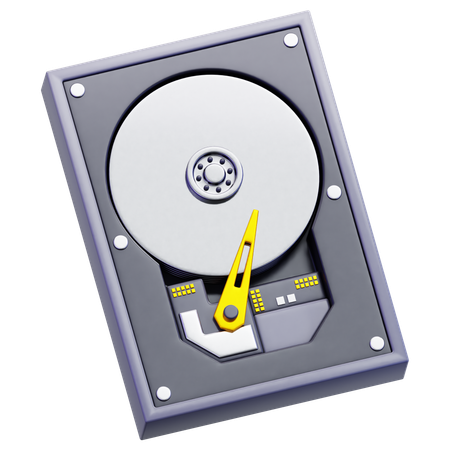 Hard Drive  3D Icon