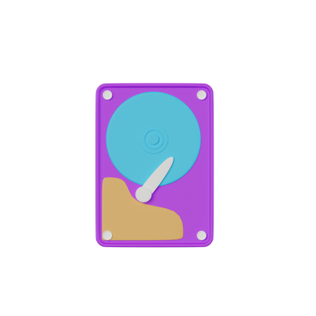 Hard Drive  3D Icon