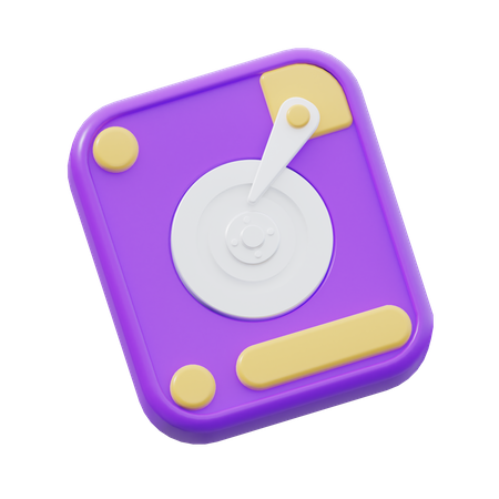 Hard Drive  3D Icon