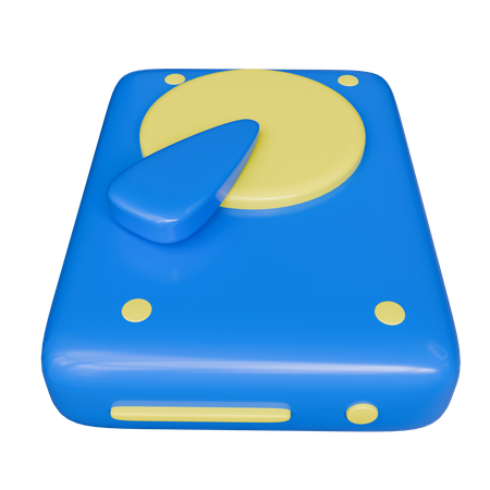 Hard Drive  3D Icon