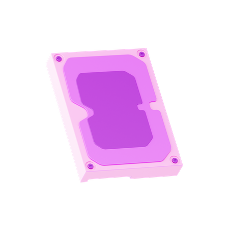 Hard Drive  3D Icon