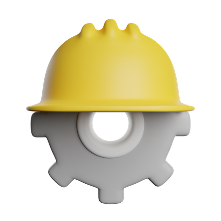 Hard Hat  3D Icon