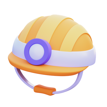 Hard Helmet  3D Icon