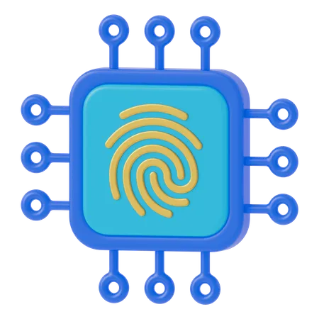 Hardware Security  3D Icon